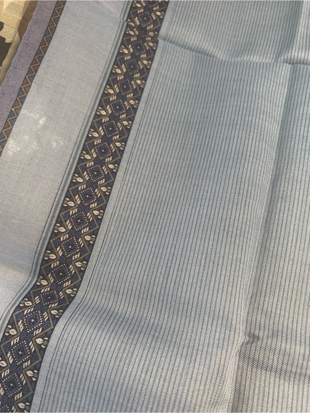 Yves Saint Laurent Handkerchief- Light Blue & Lavender - Picture 11 of 13
